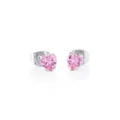 Multi-Pack CZ Pink Playboy Bunny Heart Stud Earrings 3 Pack - 20 Gauge at Spencer's