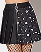 Celestial Side Chain Zipper Skirt