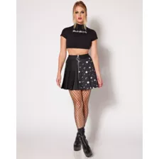 Celestial Side Chain Zipper Skirt at Spencer's