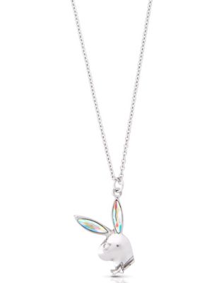 CZ Playboy Bunny Necklace