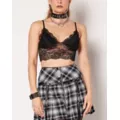 Basic Black Lace Bralette at Spencer's