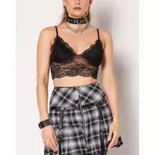 Basic Black Lace Bralette at Spencer's