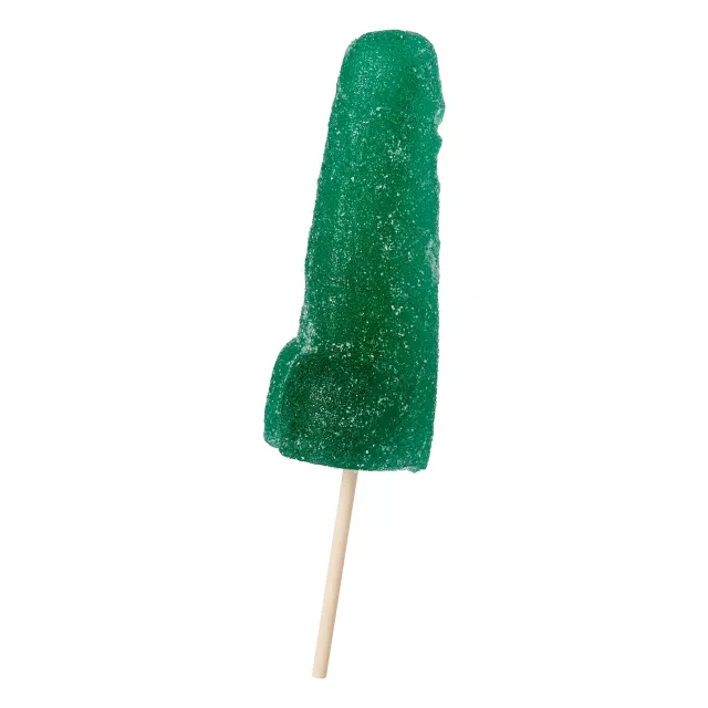 Blue Sour Gummy Penis Lollipop