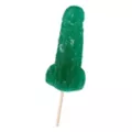 Blue Sour Gummy Penis Lollipop at Spencer's