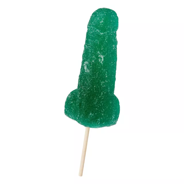Blue Sour Gummy Penis Lollipop
