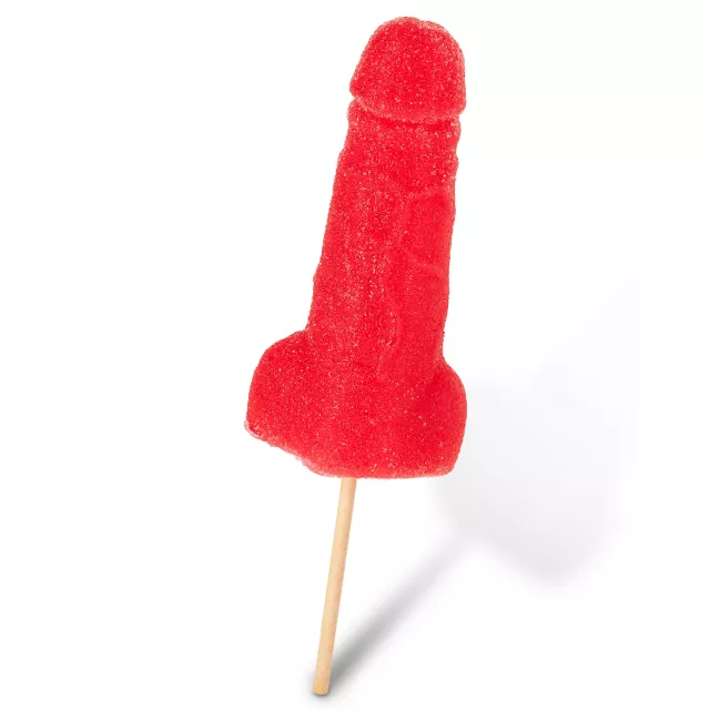 Cherry Sour Gummy Penis Pop at Spencer's