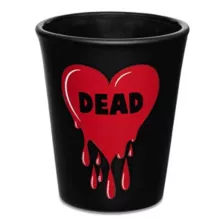 Dead Drippy Heart Shot Glass - 2 oz. at Spencer's