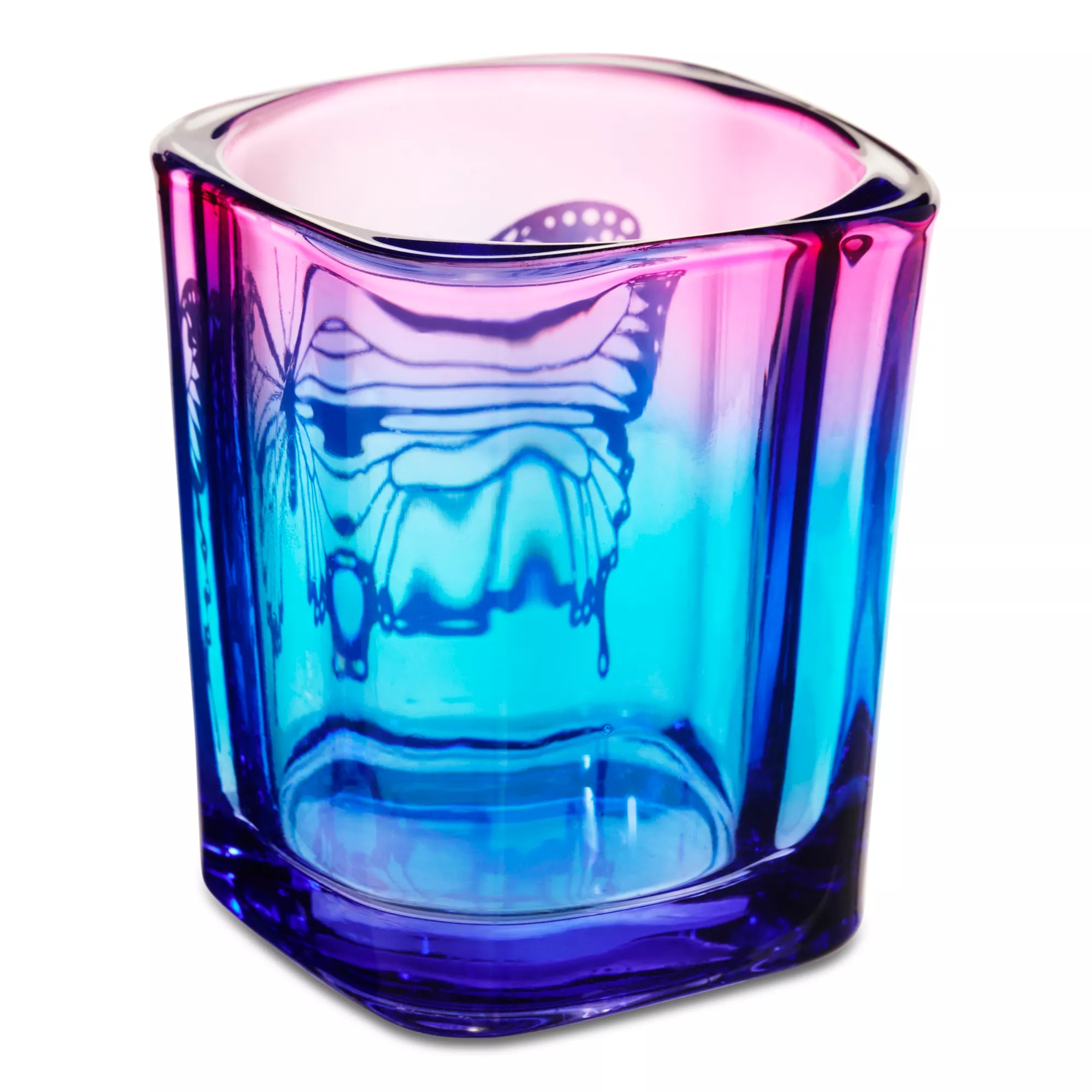 Ombre Butterfly Square Shot Glass - 2 oz. at Spencer's
