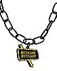 Beetlejuice Sign Chain Choker Necklace