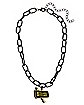 Beetlejuice Sign Chain Choker Necklace