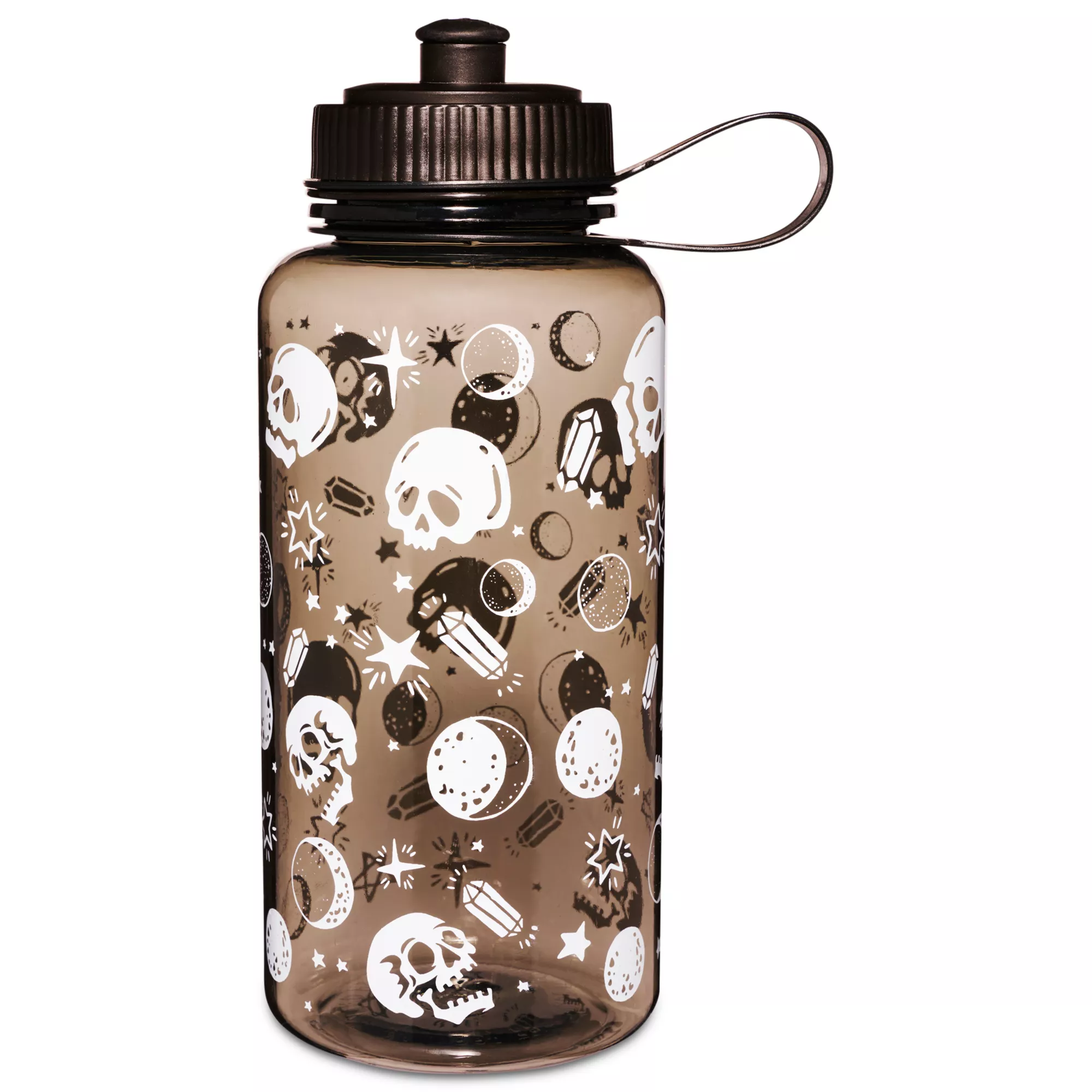 Skulls with Crystal Water Bottle - 33 oz. at Spencer's