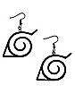 Leaf Village Symbol Naruto Dangle Earrings