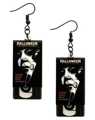 VHS Tape Michael Myers Dangle Earrings – Halloween