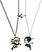 Naruto and Sasuke Best Friend Necklace Set - Naruto Shippuden