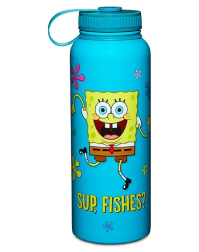 Sup Fishes SpongeBob SquarePants Water Bottle - oz