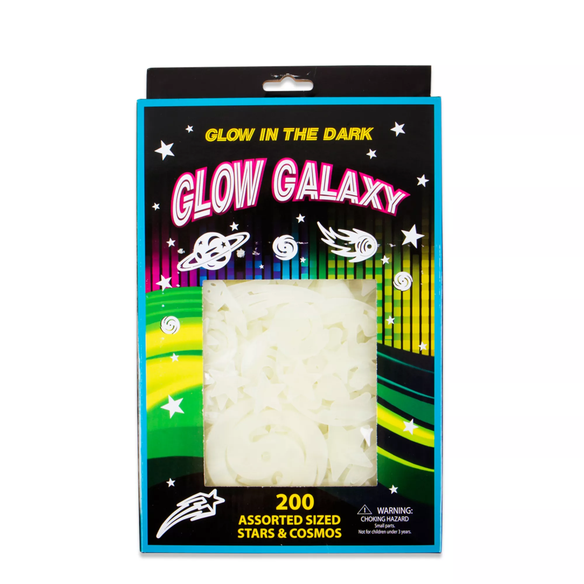 Glow in the Dark Star Stick-On Pieces - 200 Pack at Spencer's