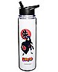 Naruto Itachi Water Bottle with Straw - 25 oz.