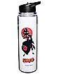 Naruto Itachi Water Bottle with Straw - 25 oz.