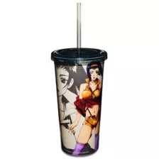 Cowboy Bebop Faye Cup with Straw - 20 oz. at Spencer's