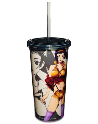 Cowboy Bebop Faye Cup with Straw - oz
