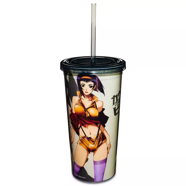 Cowboy Bebop Faye Cup with Straw - 20 oz. at Spencer's