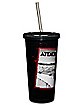 Attack on Titan Colossal Cup with Straw - 20 oz.