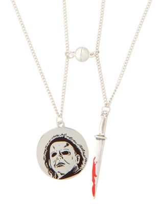 Multi-Pack Michael Myers Halloween Magnetic Bestie Necklaces – 2 Pack