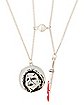 Multi-Pack Michael Myers Halloween Magnetic Bestie Necklaces - 2 Pack