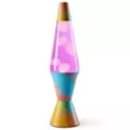 17 Inch Blue and Pink Tie Dye Lava Lamp at Spencer's