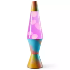 17 Inch Blue and Pink Tie Dye Lava Lamp at Spencer's