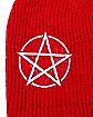 Red Pentagram Cuff Beanie - Neff