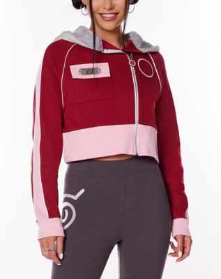 Sakura Color Block Hoodie - Naruto Shippuden - Spencer's