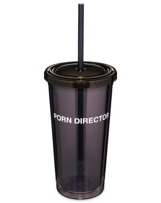 Porn Director - Porn Director Cup with Straw - 20 oz. - Spencer's