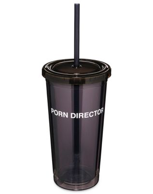 I Cup Porn - Porn Director Cup with Straw - 20 oz. - Spencer's