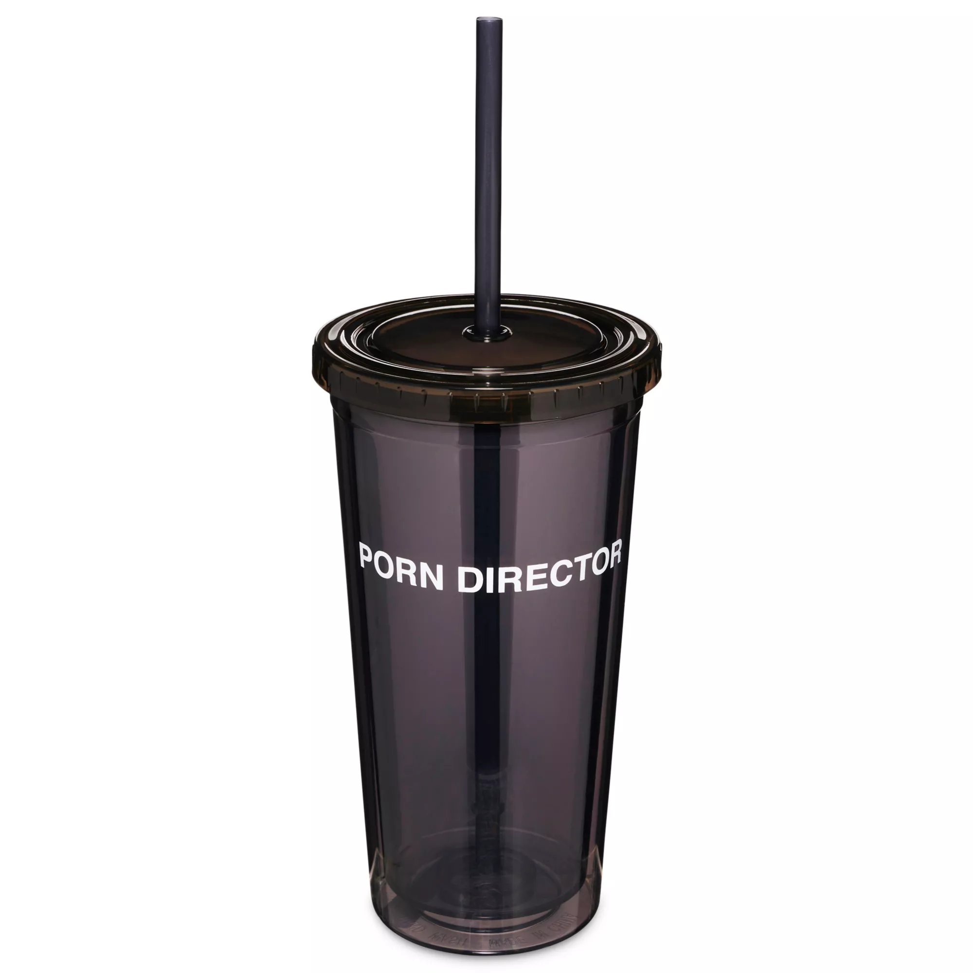 Porn Director Cup with Straw - 20 oz.