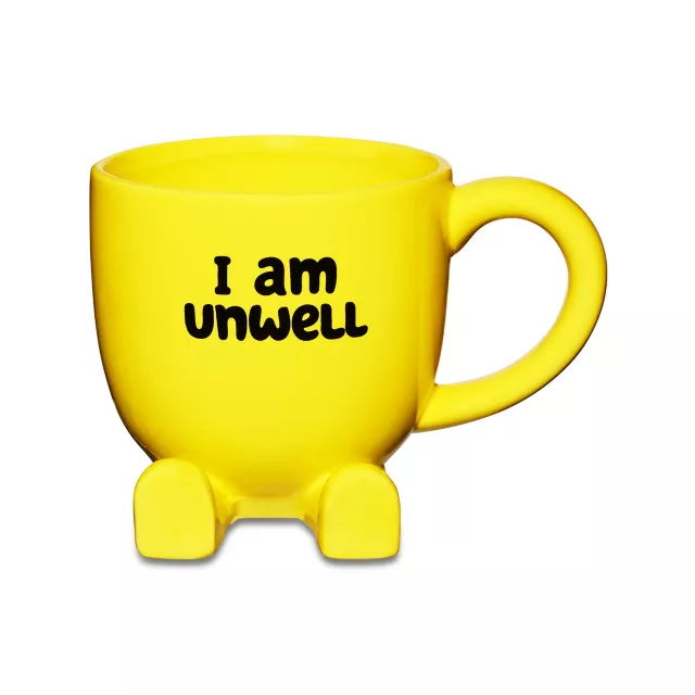 I Am Unwell Molded Feet Coffee Mug - 19 oz. at Spencer's