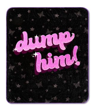 Dump Him Reversible Fleece Blanket - Bratz