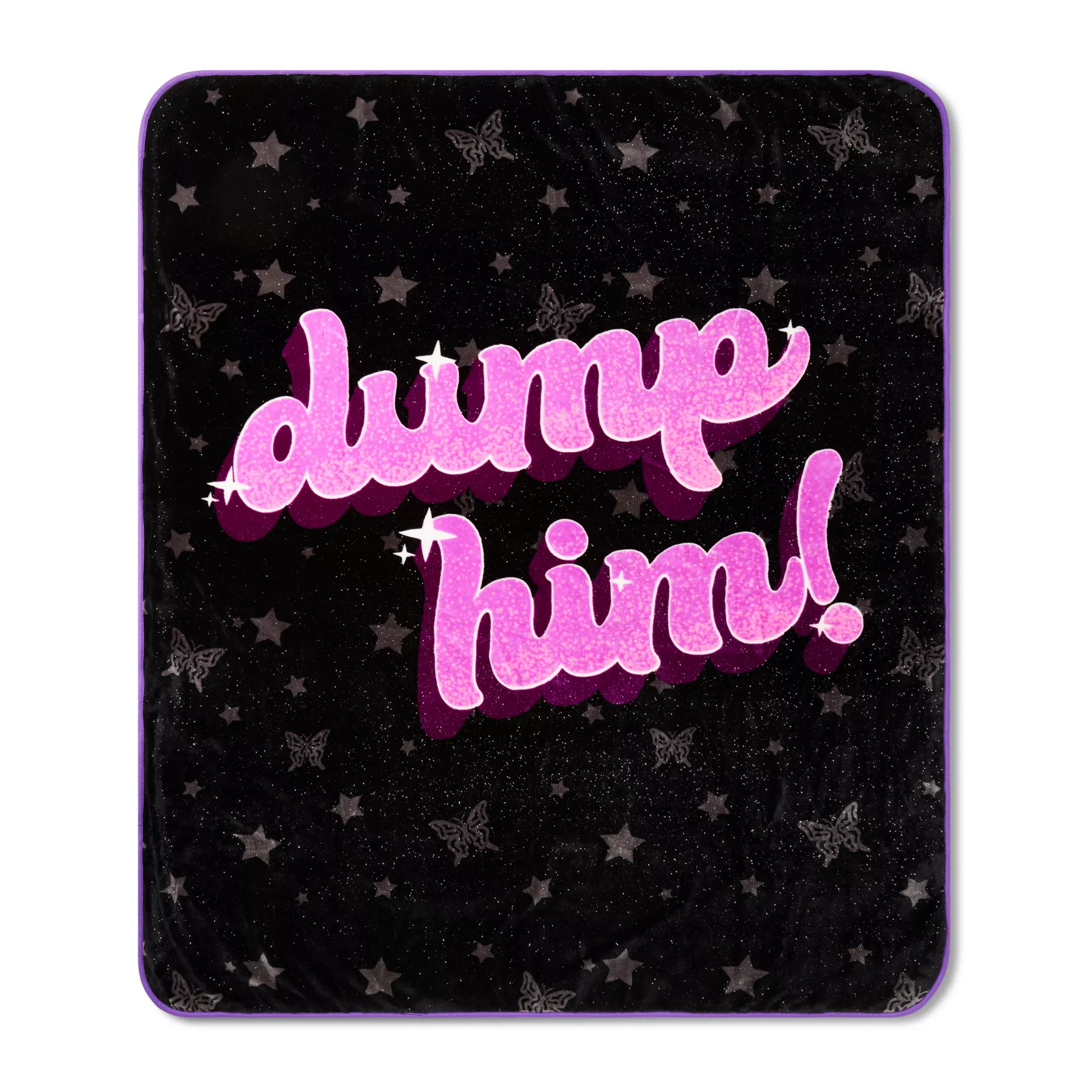 Dump Him Reversible Fleece Blanket - Bratz at Spencer's