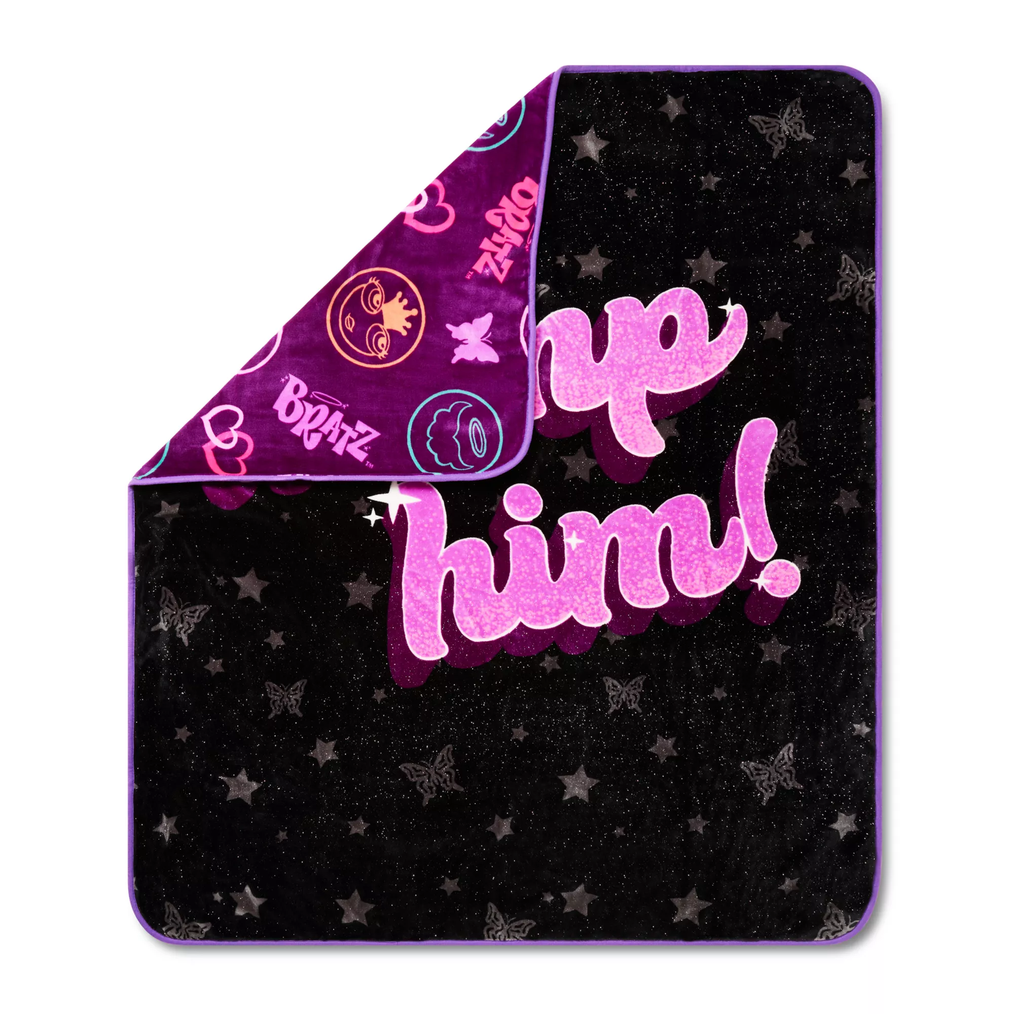 Dump Him Reversible Fleece Blanket - Bratz at Spencer's