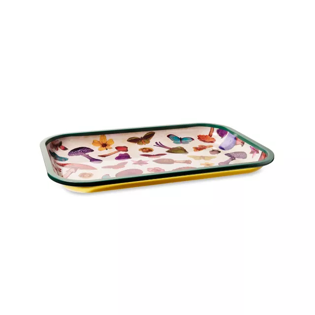 Vintage Mushroom and Flower Tray at Spencer's