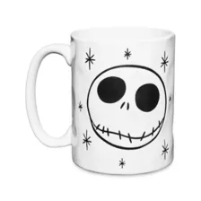 Jack Skellington Face Coffee Mug 15 oz. - The Nightmare Before Christmas at Spencer's