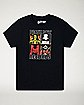 Character Grid T Shirt - Death Row Records