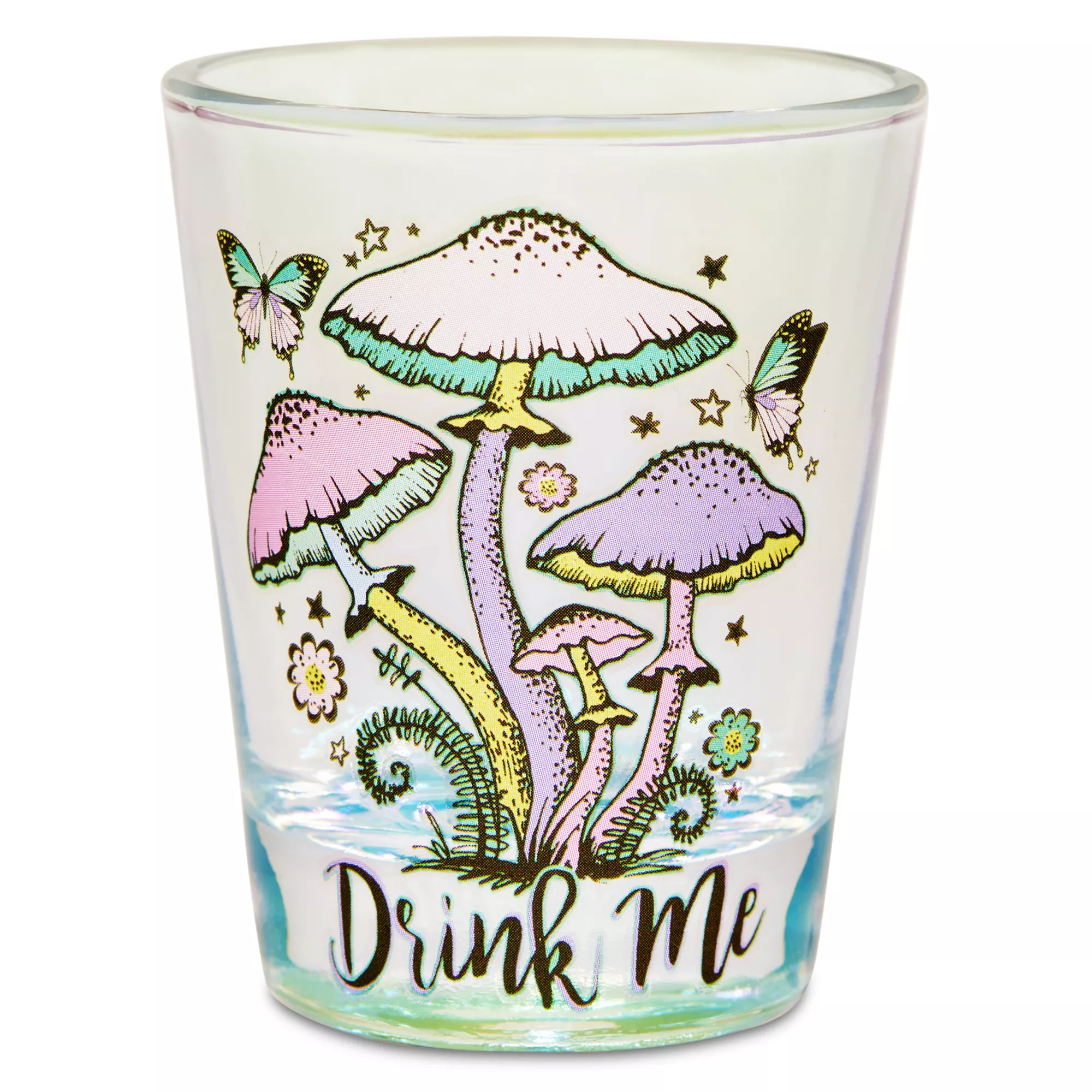 Butterfly Mushroom Drink Me Shot Glass - 2 oz. at Spencer's