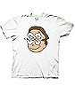 Wavy Heads T Shirt - Rick and Morty
