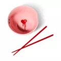 Pink Gloomy Bear Bowl with Chopsticks - 20 oz. at Spencer's