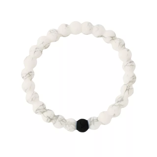 White Marble Silicone Bracelet - Lokai at Spencer's