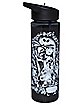 Jack Skellington and Sally Water Bottle with Straw 24 oz. - The Nightmare Before Christmas