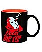 Jason Voorhees Mask and Machete Coffee Mug 20 oz. - Friday the 13th