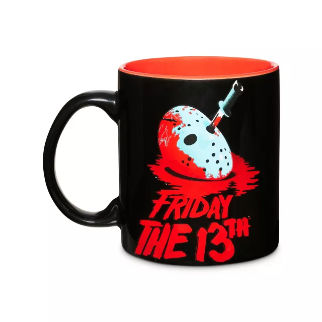 Jason Voorhees Mask and Machete Coffee Mug 20 oz. - Friday the 13th at Spencer's