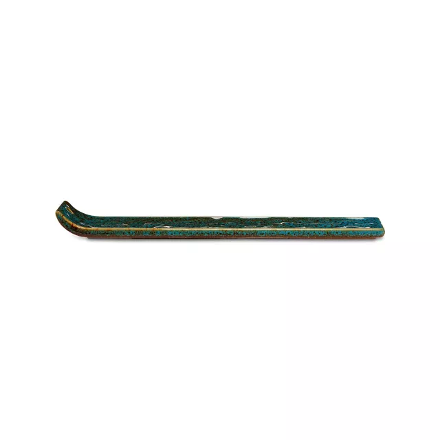 Teal Reactive Flat Incense Burner at Spencer's